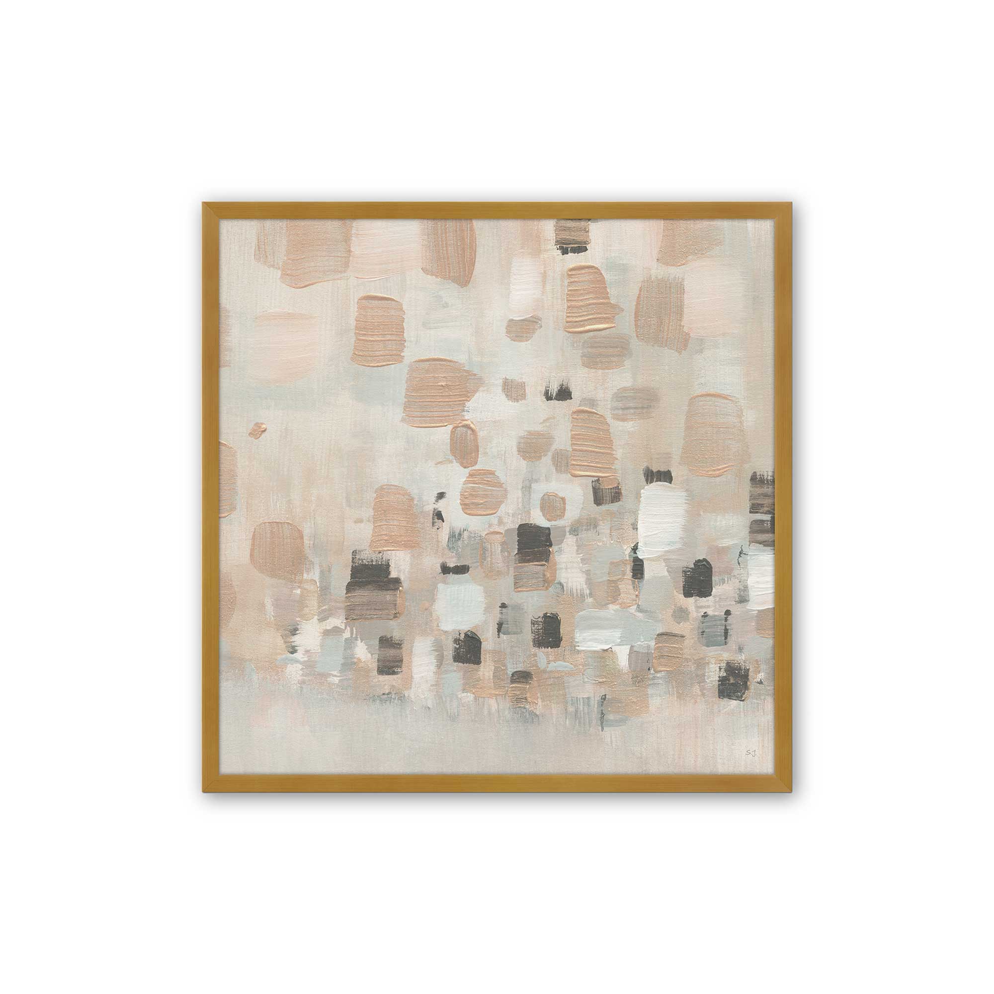 Earthen Harmony Abstract Print Wall Art - Modern Boho Home Decor for Living Room, Bedroom & Office