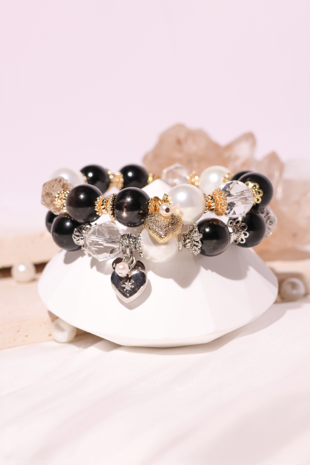 PS. Chic 2.0 Noir Bracelet for Women - Elegant Adjustable Leather Wristband for Casual Wear, Office & Special Occasions