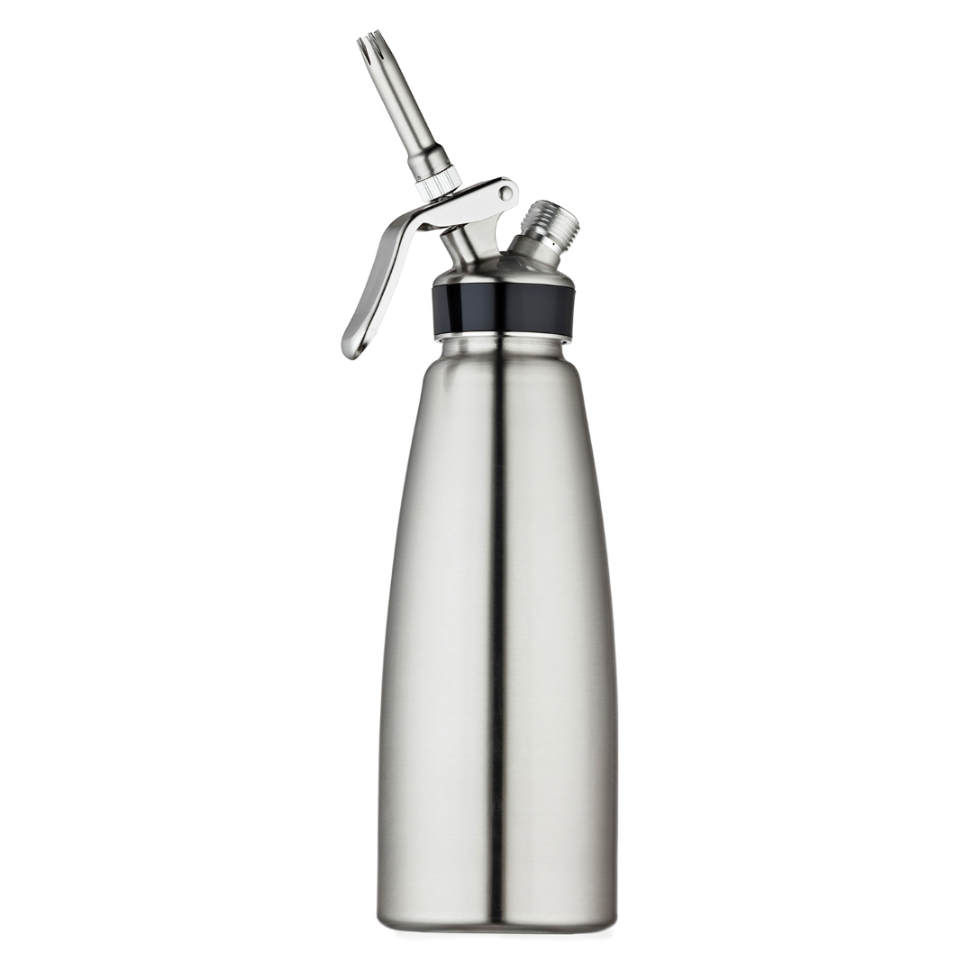 Premium Browne 1 Quart (1 Qt) Mosa Whipped Cream Dispenser - Stainless Steel Professional Grade Cream Whipper for Desserts, Coffee & Cocktails | Perfect for Bakeries, Cafés & Home Use