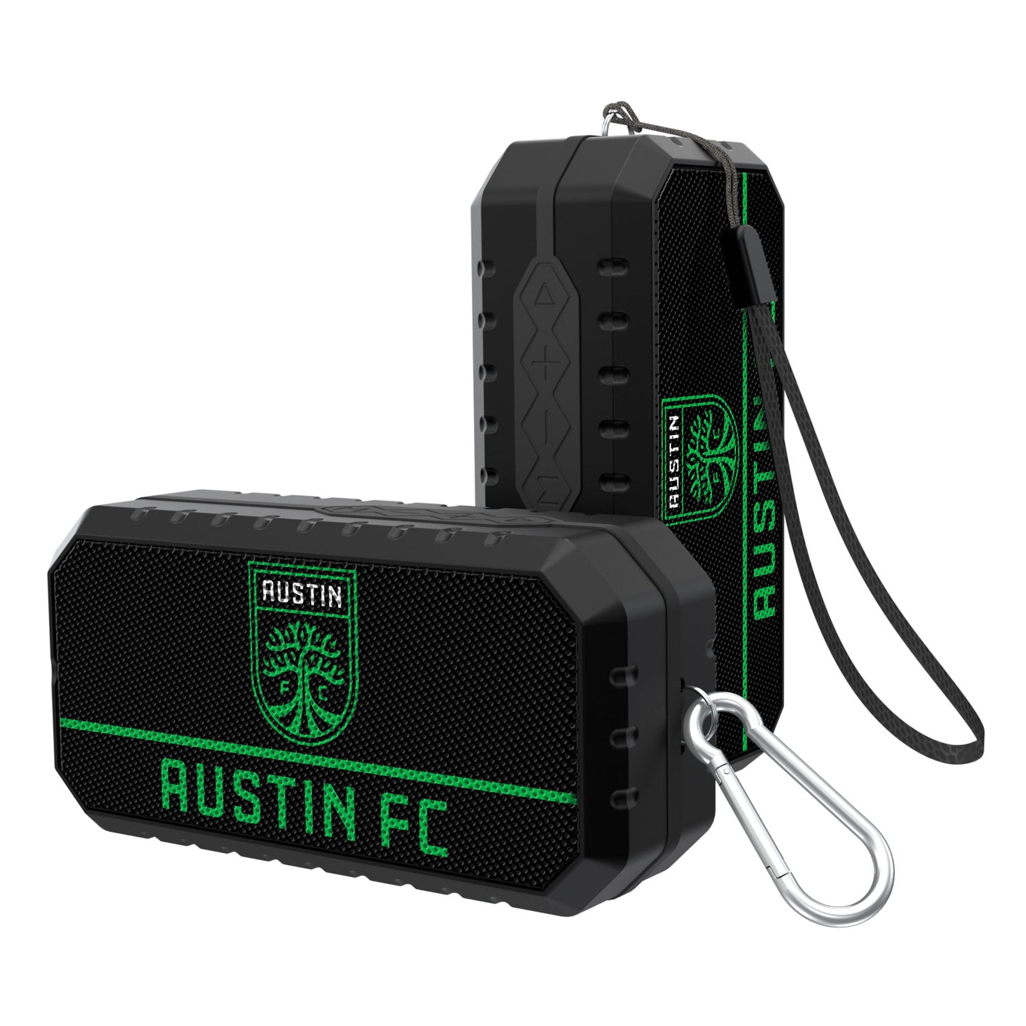 Austin FC Endzone Solid Bluetooth Speaker - Portable Wireless Speaker for Outdoor, Travel, Parties & Home Use - Perfect for Soccer Fans & Sports Enthusiasts
