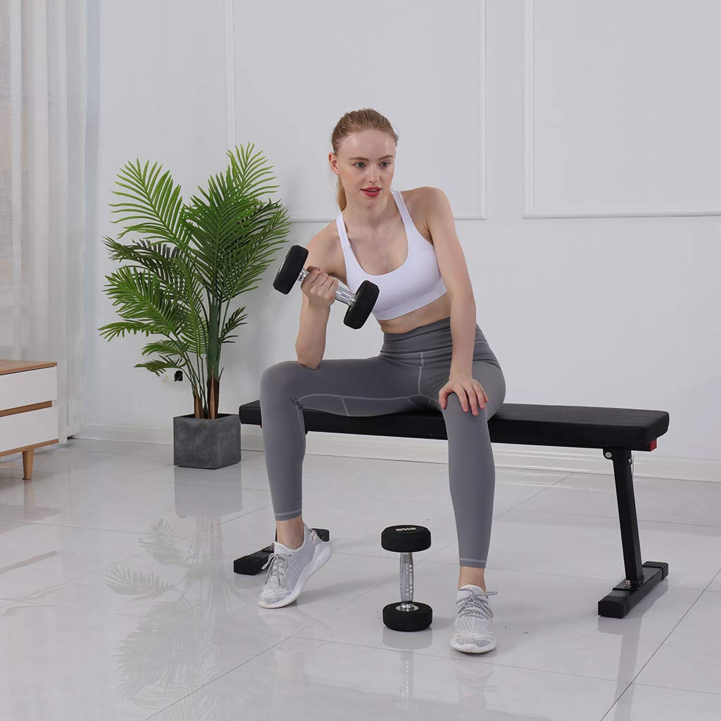 snOSUok Adjustable Weight Bench - 600lb Capacity Utility Workout Bench for Home Gym & Strength Training | Perfect for Full-Body Exercises, Dumbbell Workouts & Fitness Training