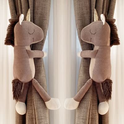 Cute Cartoon Doll Curtain Tiebacks - Modern Creative Decorative Straps for Windows, Perfect Birthday Gift & Home Decor Accessory (Color: H) - Ideal for Kids' Rooms, Nursery Decor, and Gift Packaging