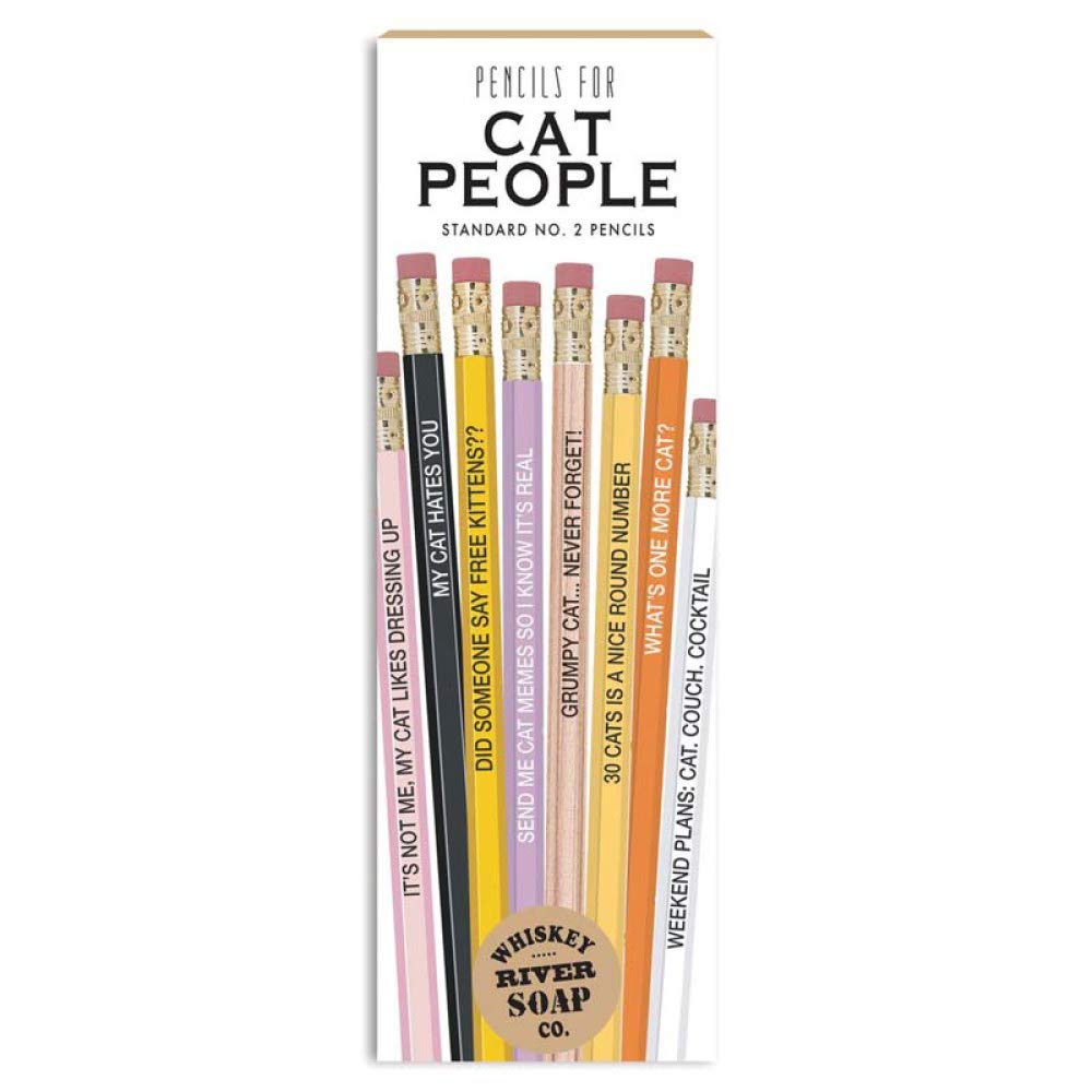 Premium Cat-Themed Pencils - 8 Count Pack of 1 - Perfect for School, Office & Art Projects - Fun Writing Utensils for Cat Lovers & Stationery Enthusiasts