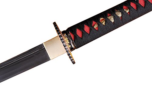 Handmade High Carbon Steel Japanese Katana Sword - Full Tang, Real Sharp Blade - Perfect for Martial Arts, Cosplay, and Collectors