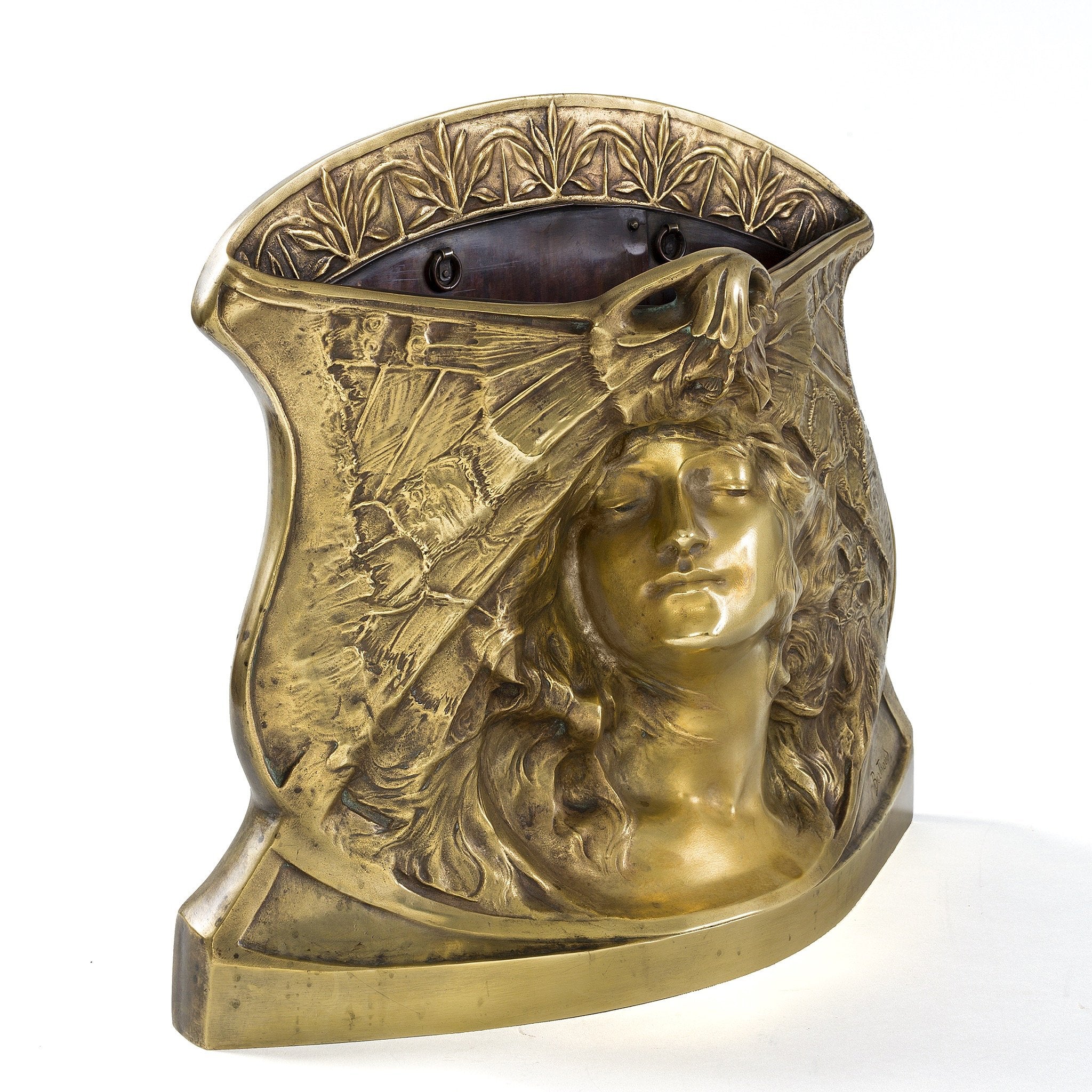 Paul François Berthoud Chrysalide Bronze Planter - Elegant Indoor/Outdoor Flower Pot for Home Decor, Office & Garden Use