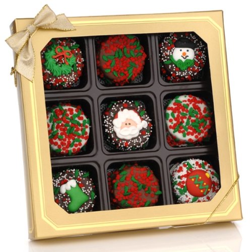 Christmas Oreo Cookies in Festive Gift Box - Holiday Treats for Gifting, Parties & Family Gatherings | Perfect Stocking Stuffer & Dessert for Christmas Celebrations