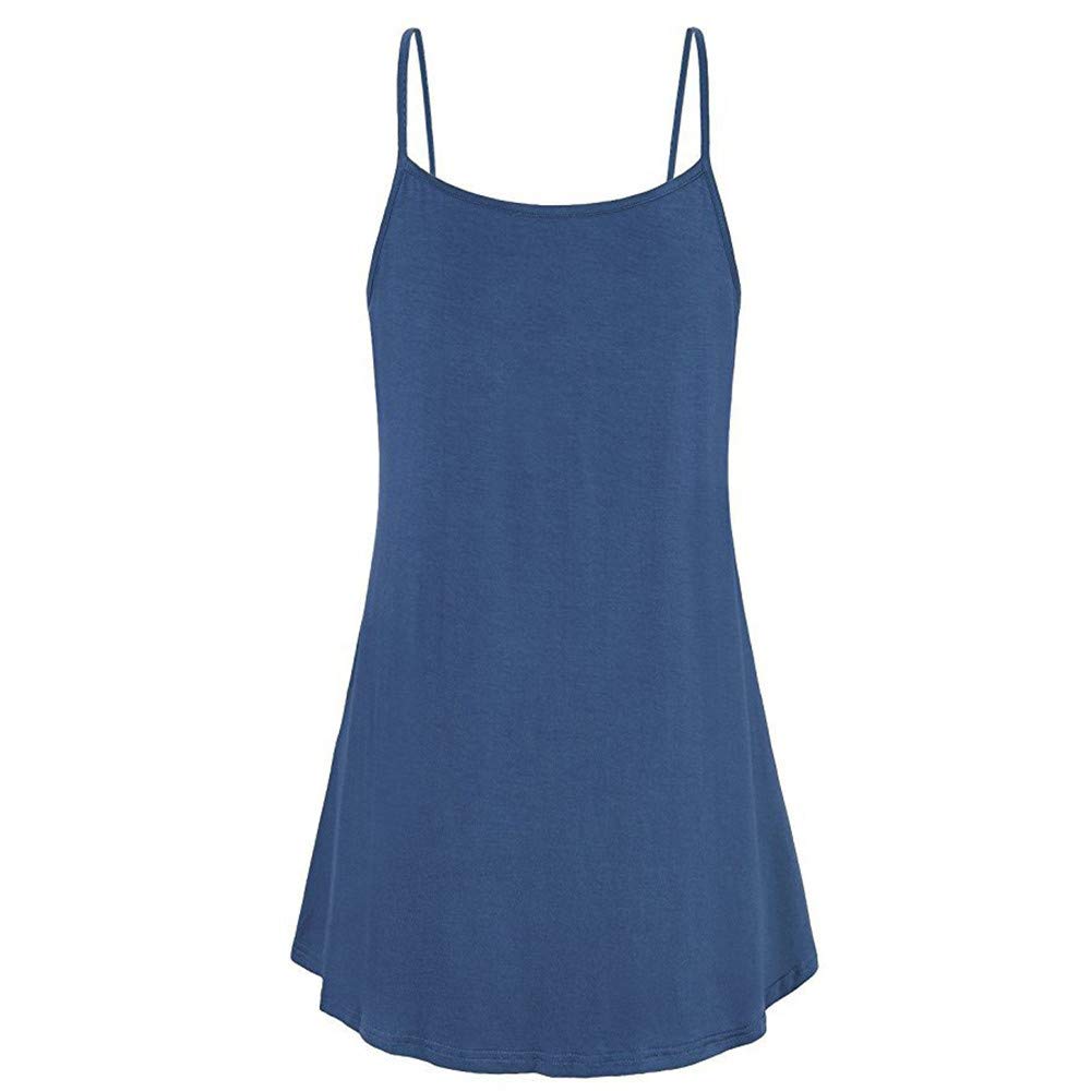 COOKI Women's Summer Sleeveless Casual Swing T-Shirt Dress - Loose Fit Comfortable Cotton Dress for Beach, Vacation & Everyday Wear