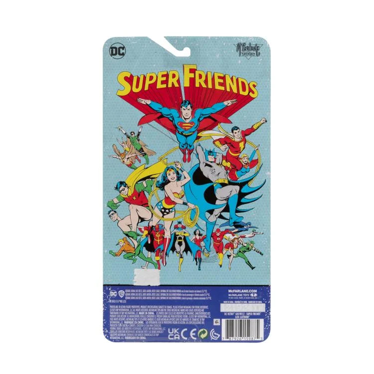 DC Super Friends Retro Lex Luthor Action Figure - Classic 8-Inch Collectible Toy for Display & Play - Perfect for DC Comics Fans, Collectors & Superhero Battles