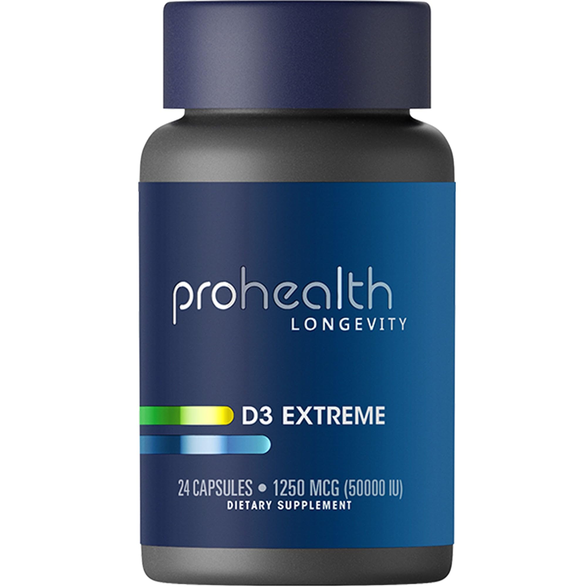 ProHealth Vitamin D3 Extreme (50,000 IU, 24 Capsules) - High Potency Bone & Immune Support Supplement | Gluten Free, Soy Free | Supports Healthy Bones, Teeth & Immune Function | Ideal for Low Sunlight Areas & Winter Months