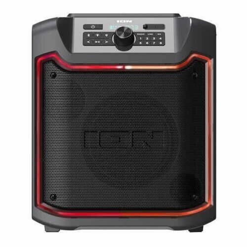 ION Pathfinder 4 Bluetooth Portable Speaker with Wireless Qi Charging - Waterproof Outdoor Speaker for Beach, Pool Party & Camping - Premium Sound with Built-in Power Bank