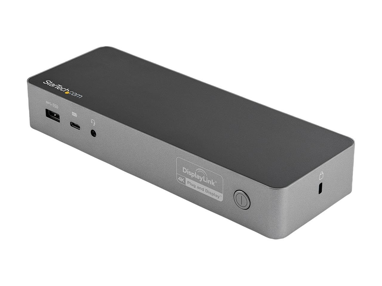 Star Tech.com Hybrid Universal USB-C & USB-A Laptop Docking Station with 100W Power Delivery - Dual 4K 60Hz HDMI & DisplayPort Monitors - Compatible with Most Laptops - Perfect for Home Office, Remote Work & Multi-Tasking Professionals