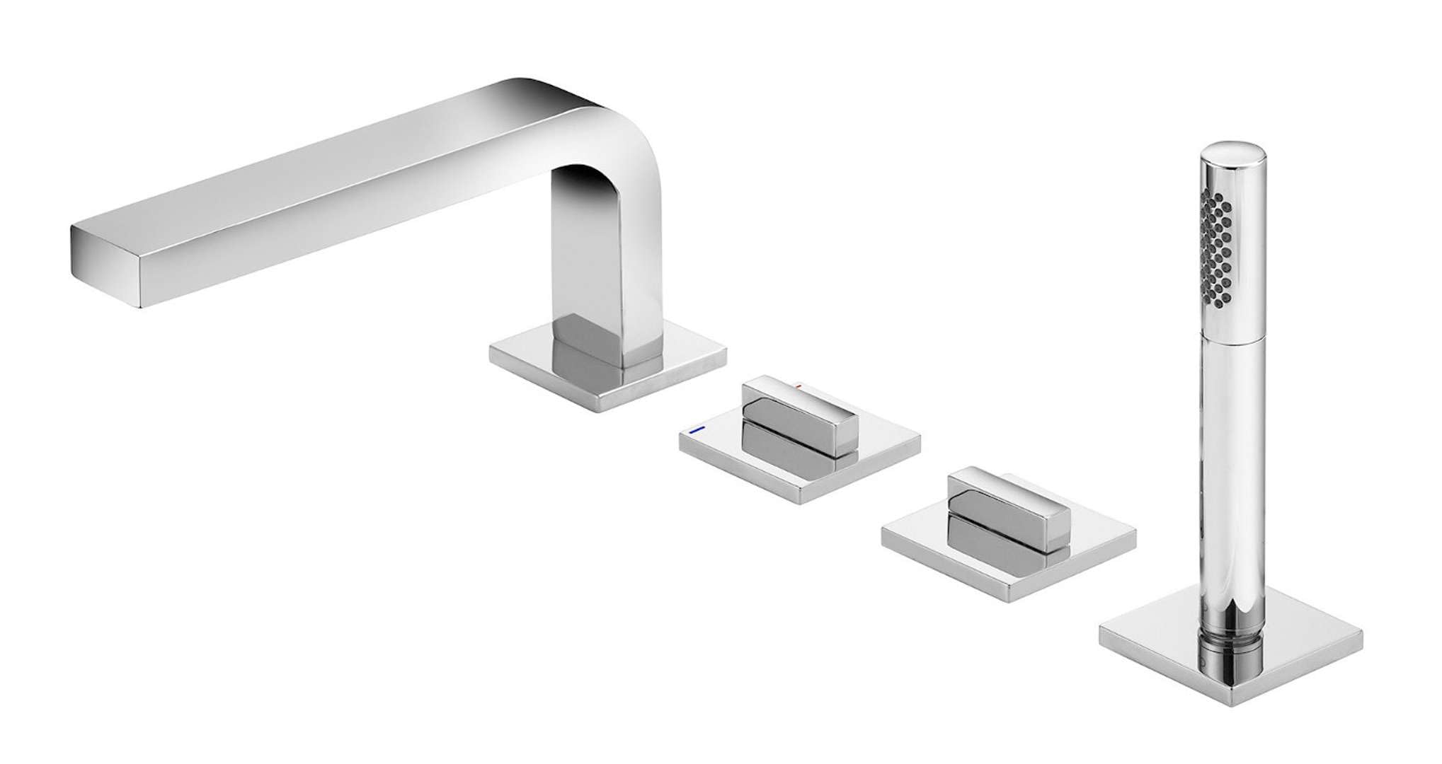 Edition 11 Bath Tub Mixer Faucet - Model 51130010100 | Modern Chrome Finish for Bathroom | Perfect for Spa-Like Relaxation & Luxury Bathing Experience