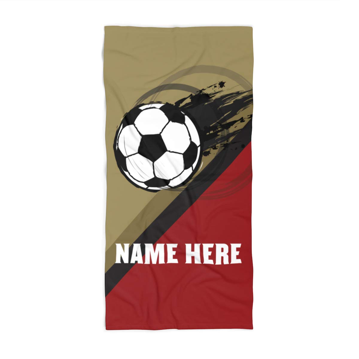 **Personalized Atlanta Soccer Team Themed Polycotton Towel for Kids - 70