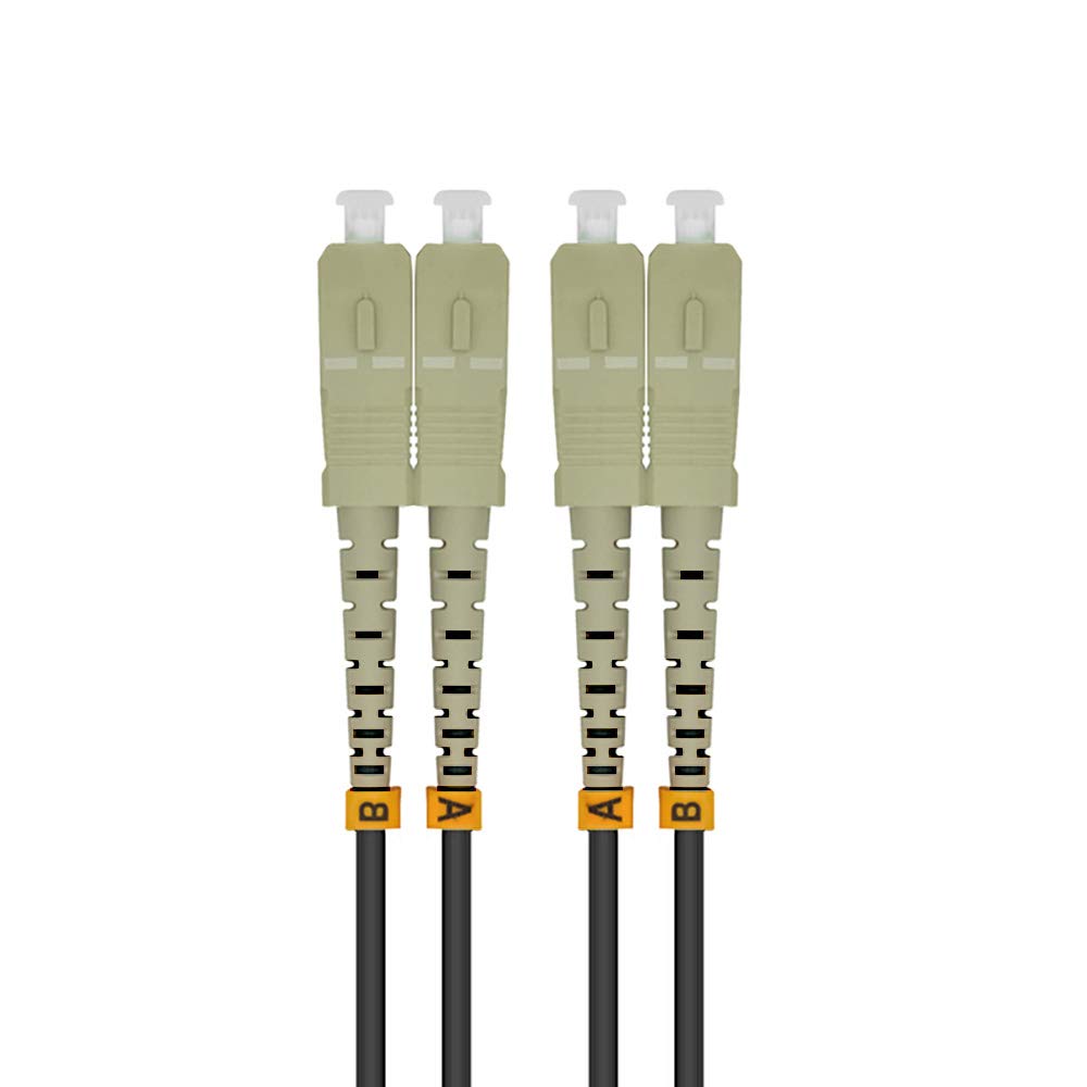 150Meters SC to SC Outdoor Armored Duplex 62.5/125 OM1 Multimode Fiber Optic Patch Cable - 492ft SC-SC Connector for Networking, CCTV, Data Centers & Outdoor Installations