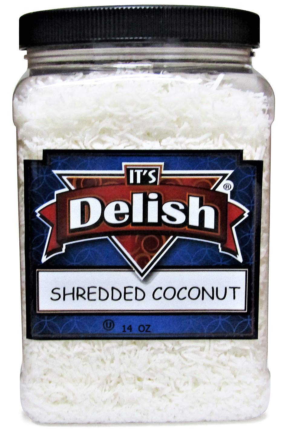Organic Unsweetened Shredded Coconut 14oz | Premium Jumbo Jar for Baking, Smoothies & Healthy Snacks | Gluten-Free & Vegan-Friendly