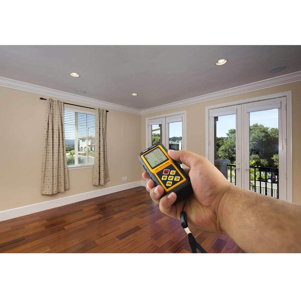 Laser Distance Meter 120ft - Digital Laser Tape Measure with High Accuracy for Home Improvement, Construction, and DIY Projects