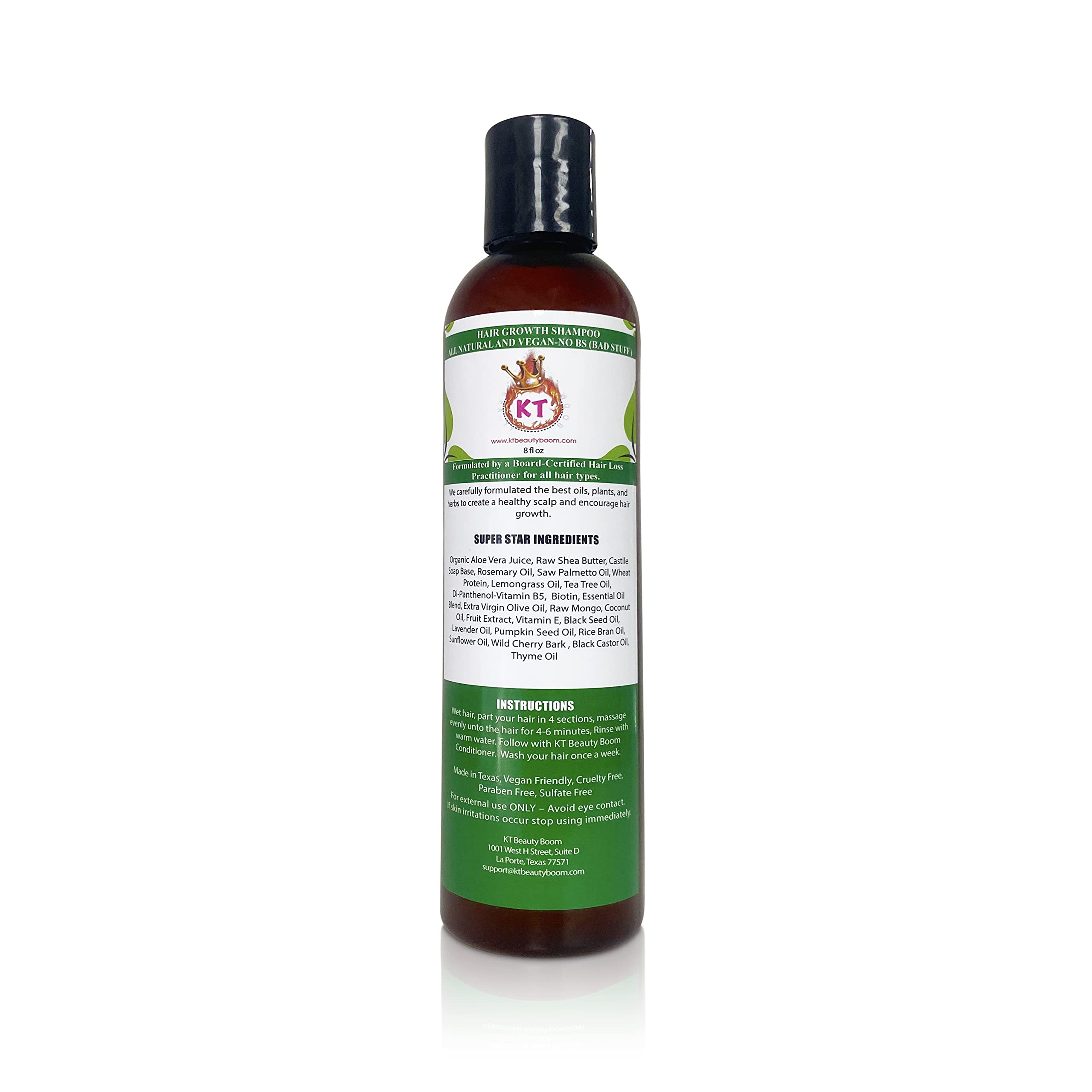 Nourishing Vegan Shampoo for Dry Damaged Hair - Sulfate Free Plant Based Formula for Healthy Shiny Hair - Perfect for Daily Use at Home & Salon