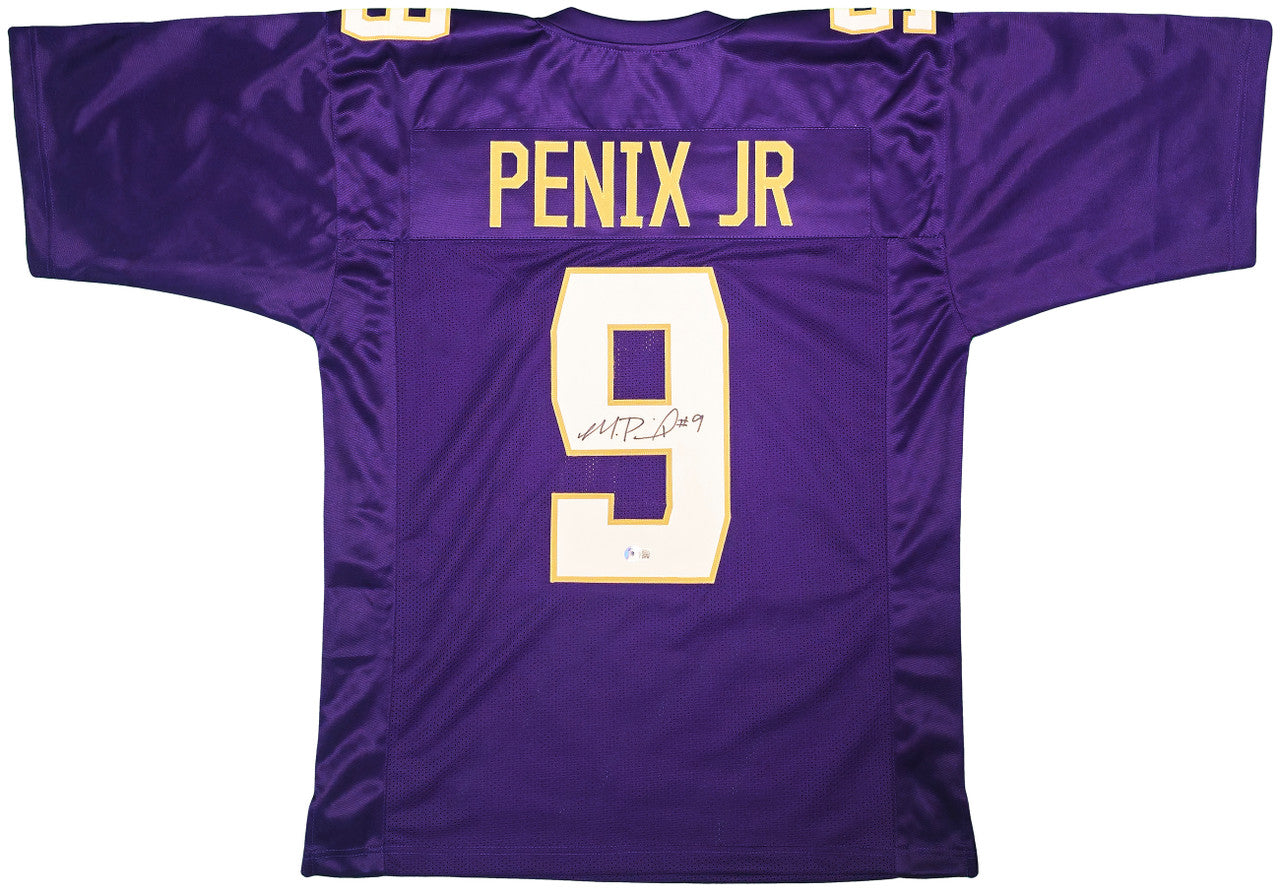 Authentic Michael Penix Jr. Signed Washington Huskies Purple Football Jersey - Collectible Memorabilia for Fans & Sports Enthusiasts | Perfect for Game Day, Display, or Gift