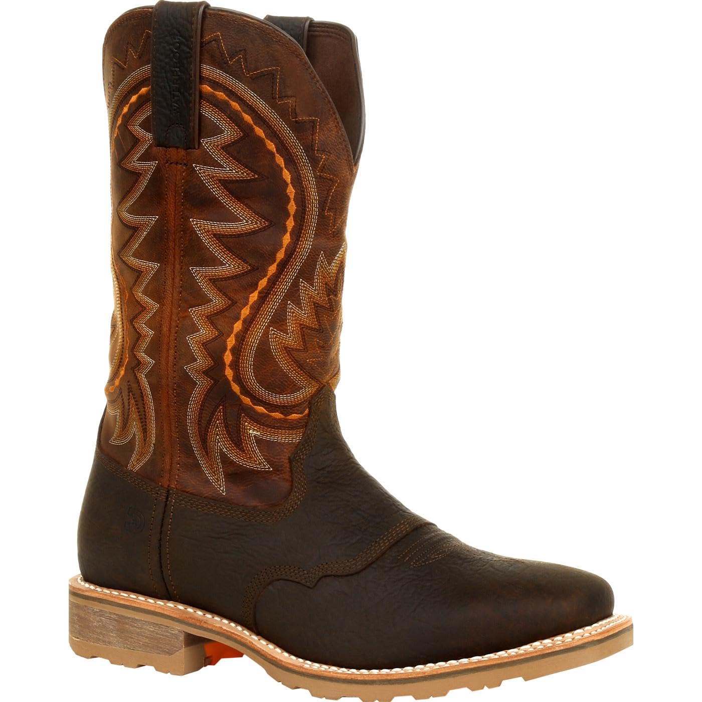 Durango Men's Maverick Pro Western Boot - Durable Leather Cowboy Boots for Men, Comfortable Work & Riding Boots - Perfect for Ranch Work, Horseback Riding & Country Fashion