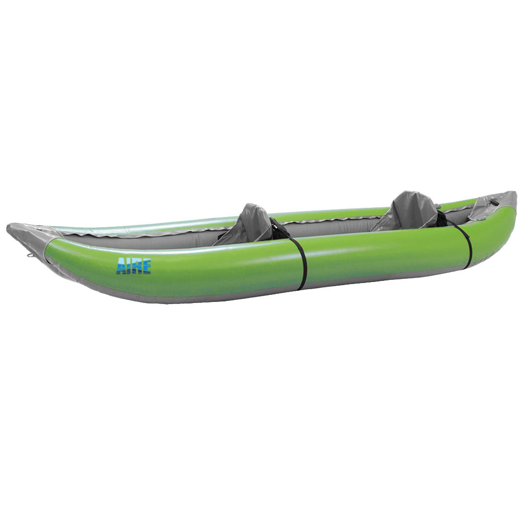 AIRE Outfitter II Inflatable Kayak - Lightweight & Portable 2-Person Kayak for Camping, Fishing & River Adventures