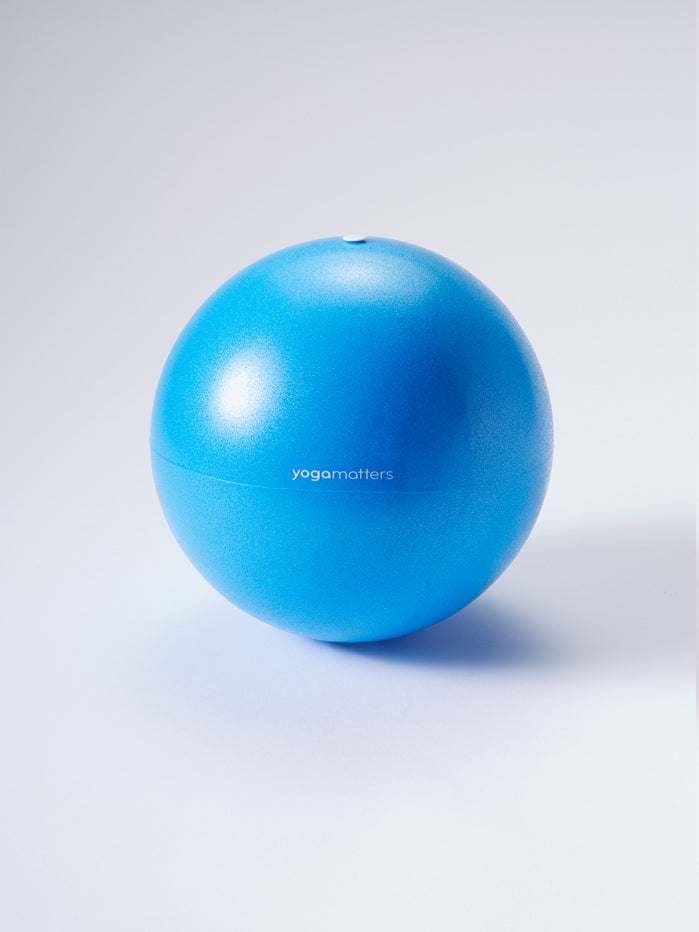Yogamatters Blue Exercise Ball 18cm - Anti-Burst Stability Ball for Yoga, Pilates, Home & Gym Workouts - Perfect for Fitness, Therapy & Core Training