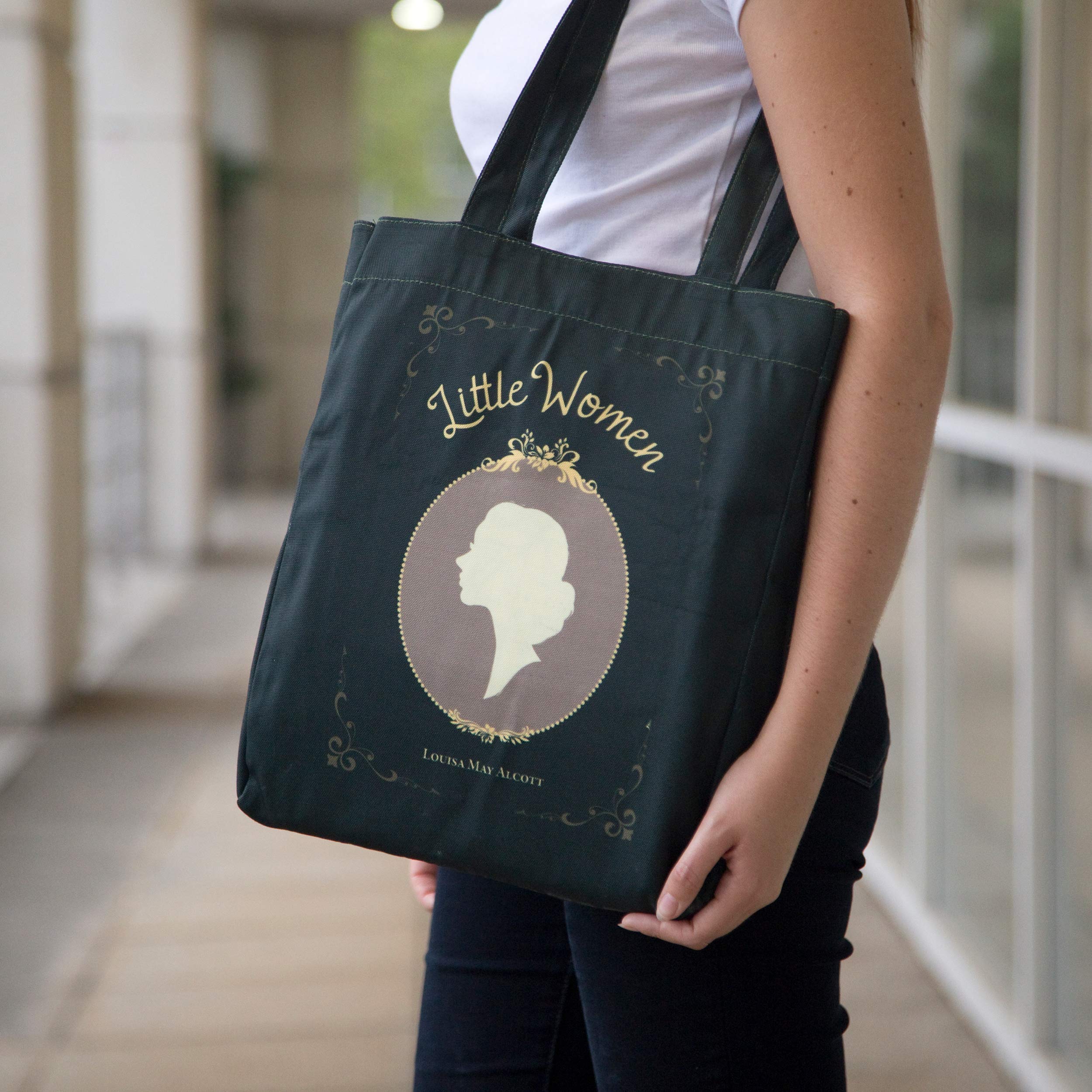 Book Lovers Tote Bag - Themed Literary Shoulder Bag for Readers & Bookworms - Perfect Bookish Gift for Women & Men - Great for Library Visits, Book Club Meetings & Daily Use