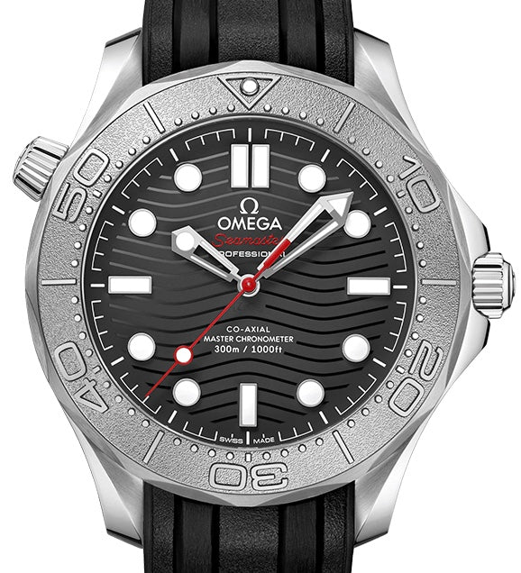 Omega Seamaster Diver 300M Chronometer Men's Watch - Stainless Steel & Titanium Professional Dive Watch for Swimming, Sailing & Luxury Fashion