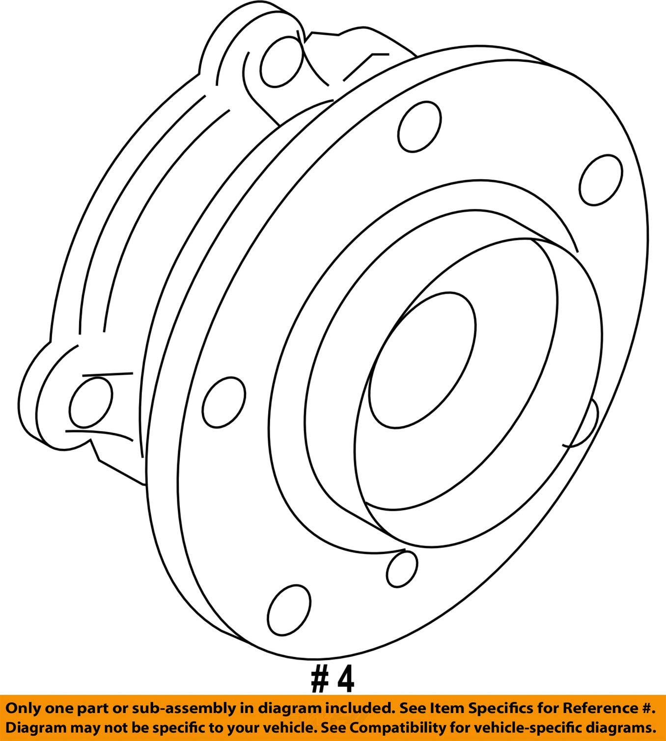 High-Quality Wheel Hub with Bearing - Front 312020 - Durable Replacement for Smooth Ride & Enhanced Vehicle Performance - Perfect for Trucks, SUVs, and Off-Road Vehicles
