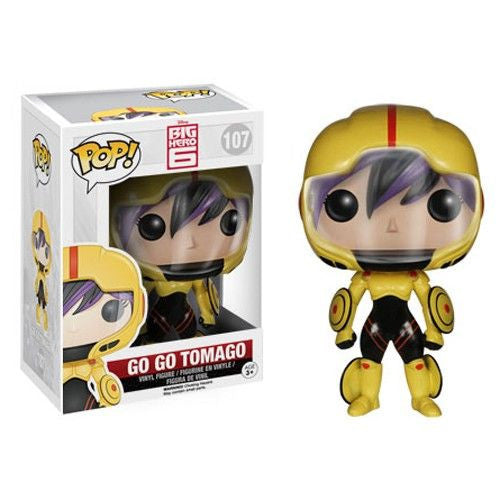 Disney Pop! Vinyl Figure Go Go Tomago from Big Hero 6 - Collectible Toy for Anime Fans, Perfect for Display, Gifts, and Movie Memorabilia Collections