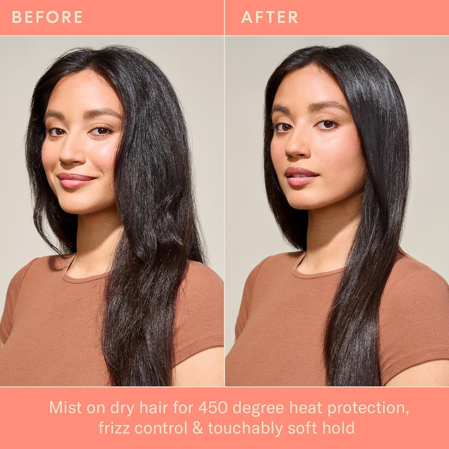 FLAZIA Natural Heat Protection Spray for Hair - Thermal Shield for Strong, Stylish & Damage-Free Hair - Men & Women - Perfect for Styling, Blow Drying & Flat Ironing