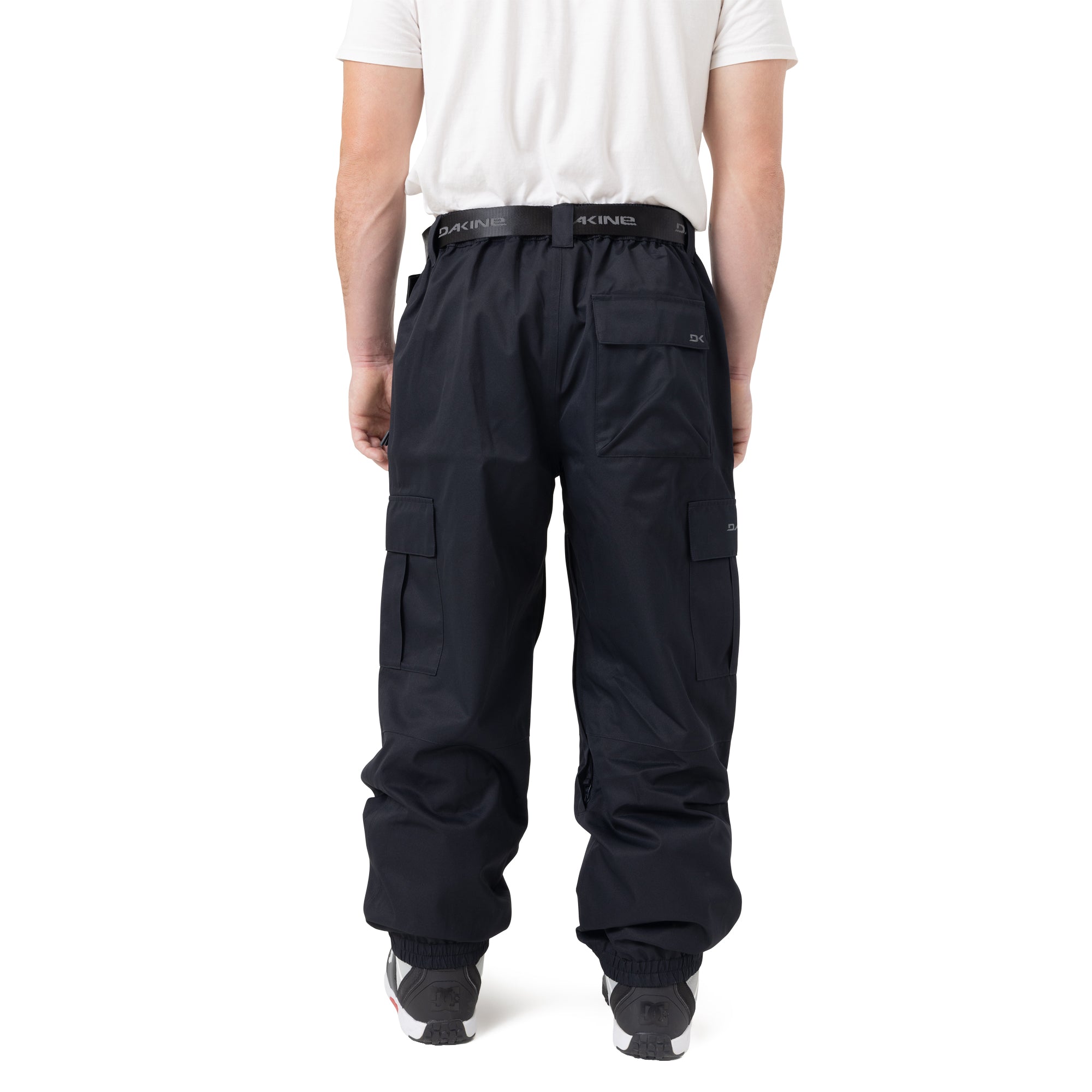 Rodgers 10K Cargo Snow Pants for Men - Waterproof Winter Ski Pants with Multiple Pockets - Black - Ideal for Skiing, Snowboarding & Cold Weather Outdoor Activities
