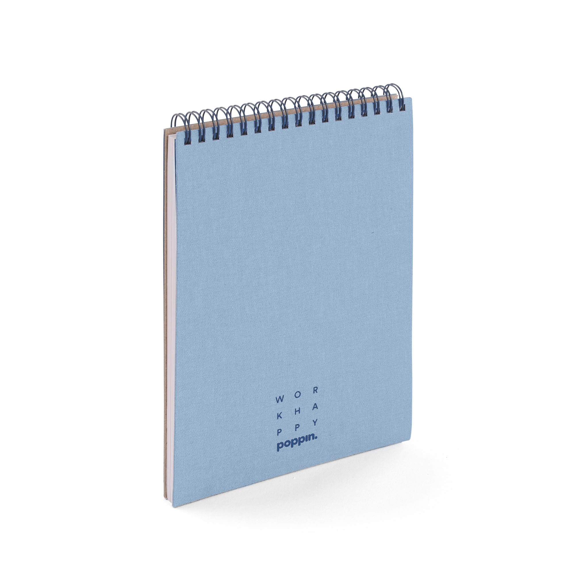 Work Happy Top Spiral Notebook - Premium College Ruled Journal for Office, School & Creative Writing - Perfect for Note Taking, Planning & Productivity