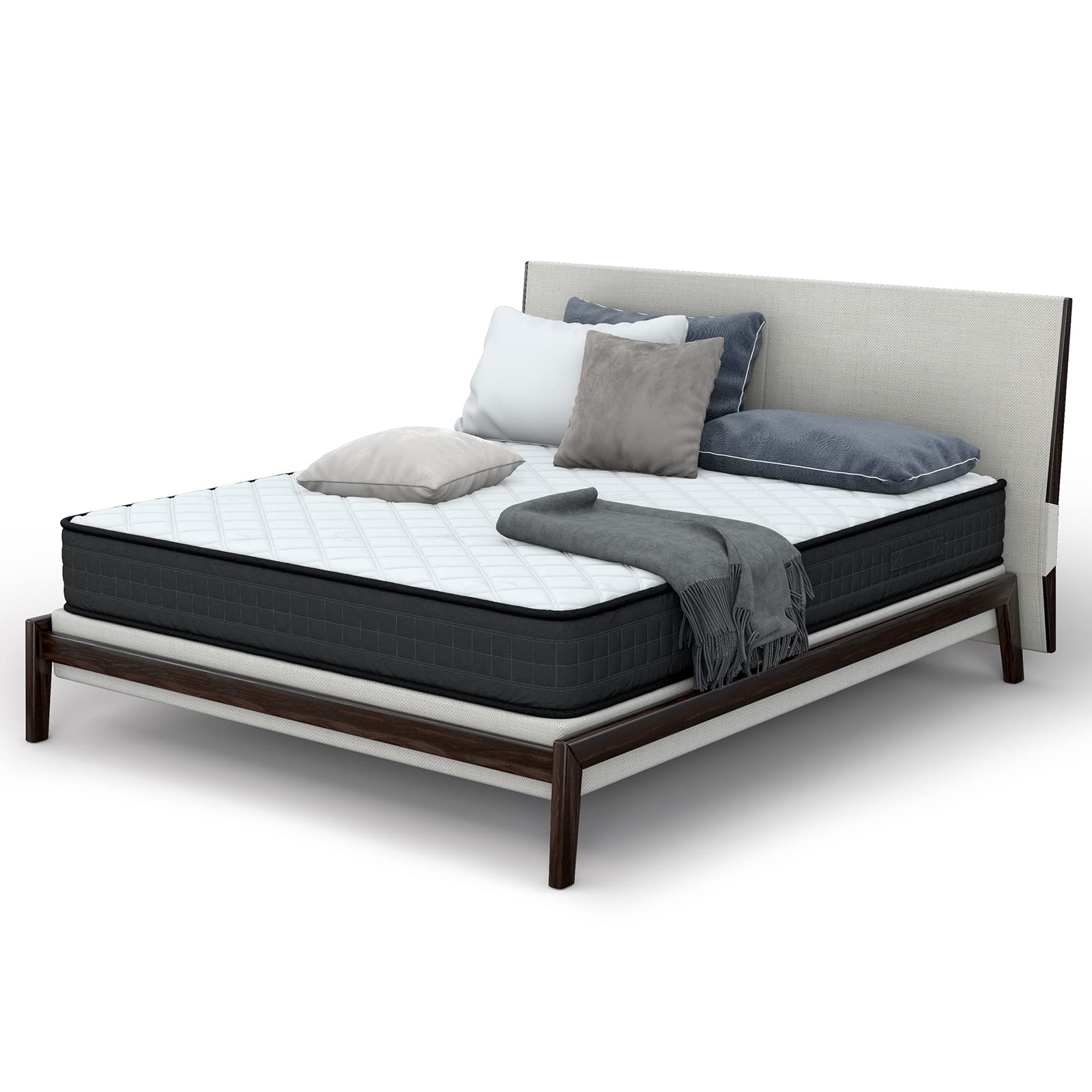 Giantex 8 Inch King Size Memory Foam Mattress - Medium Firm, Breathable & Pressure Relieving, CertiPUR-US Certified, Mattress in a Box - Perfect for Bedroom, Guest Room & Home Comfort
