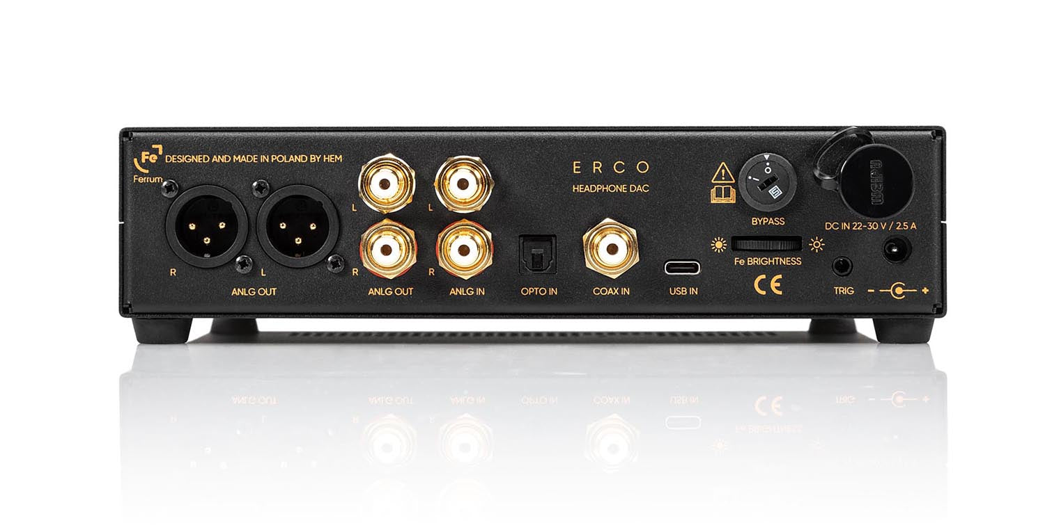 Ferrum Erco Gen 2 High-End Headphone Amplifier & DAC - Premium Audio Solution for Audiophiles | Perfect for Home Studio, Music Production & Critical Listening