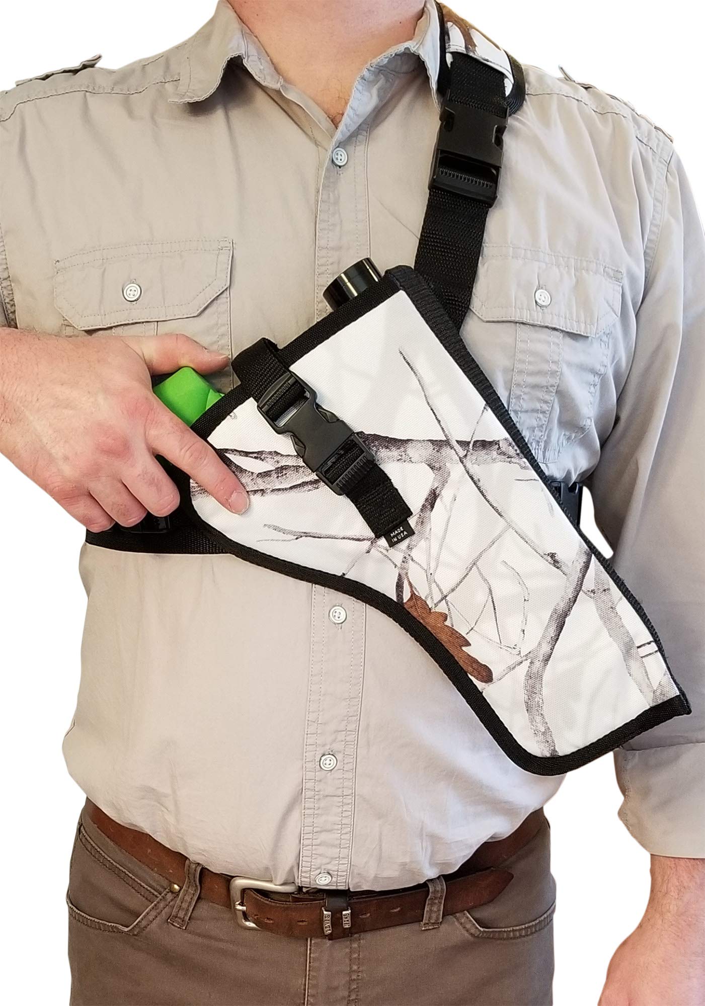 **Tactical Chest Gun Holster for Ruger Redhawk, Super Redhawk & Super Blackhawk Revolvers | Fits 5.5