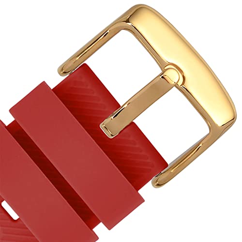 Wine Red / Gold Buckle