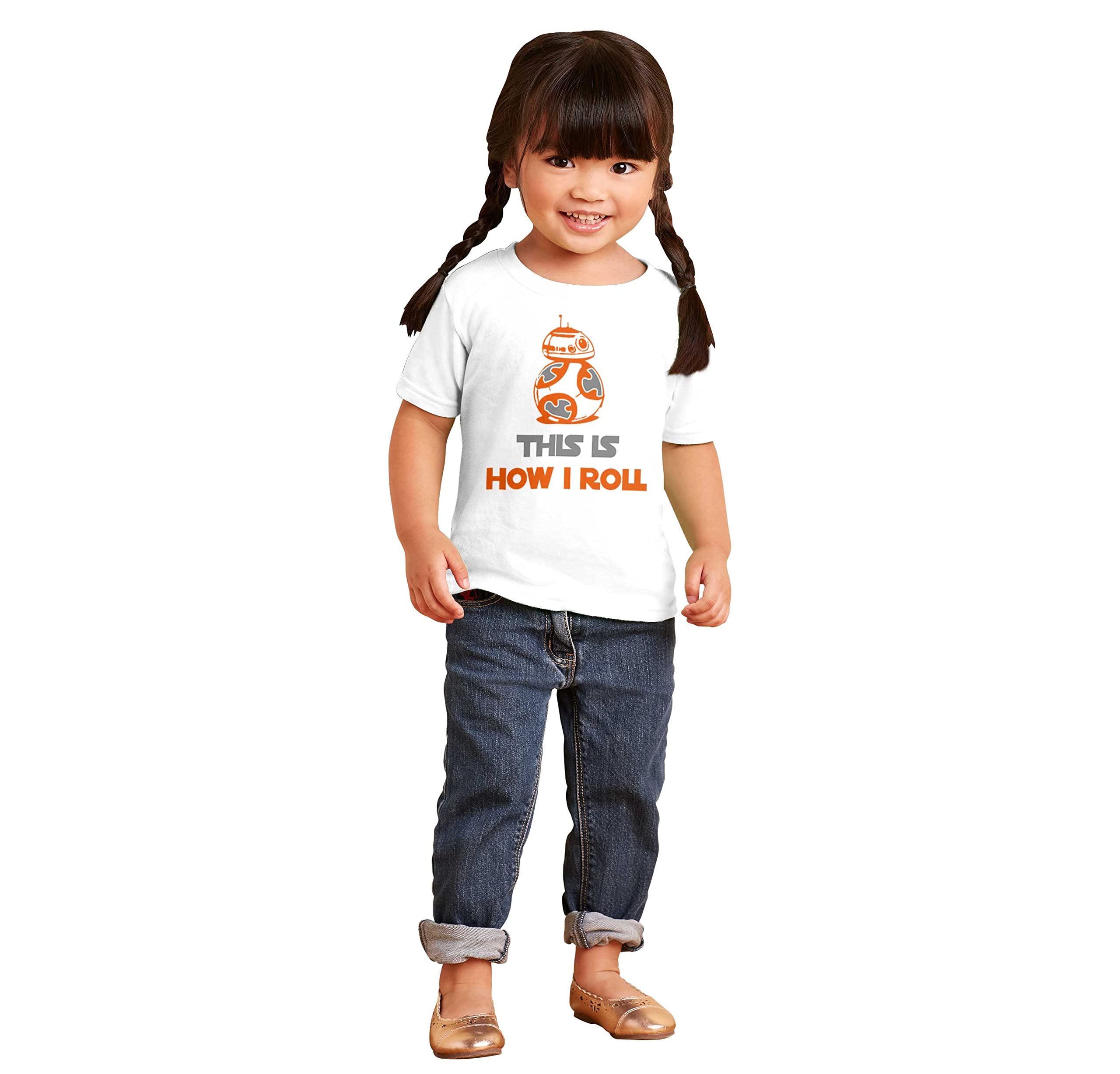 Brisco Brands Space Robot Galaxy Graphic T-Shirt for Toddler Boys & Girls - Fun Playwear for Kids' Everyday Adventures