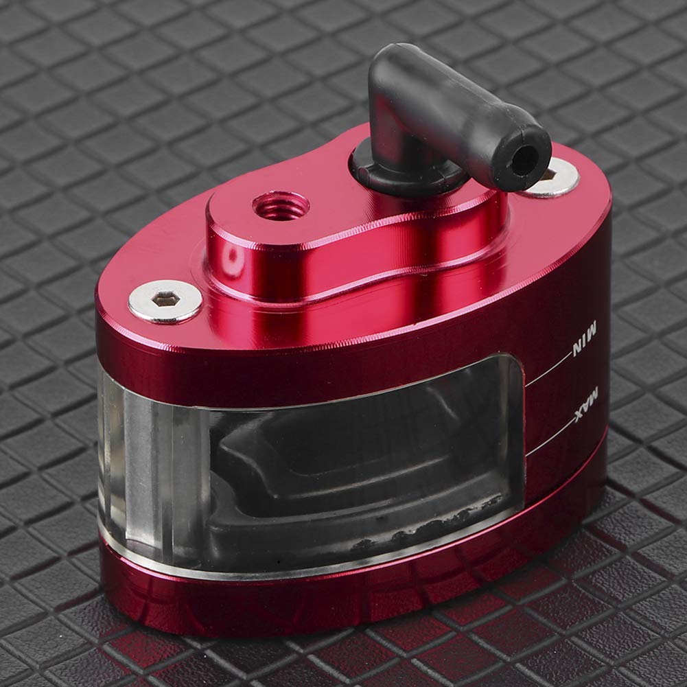 Universal Motorcycle Brake Clutch Oil Cup - Red Reservoir Bottle for Bike Maintenance