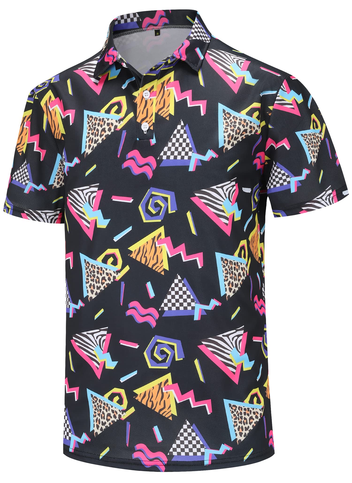 Men's Dry Fit Golf Shirts - Moisture Wicking Short Sleeve Polo Shirts for Golf & Casual Wear | Funny Golf Apparel for Men | Perfect for Golf Courses, Office & Outdoor Activities