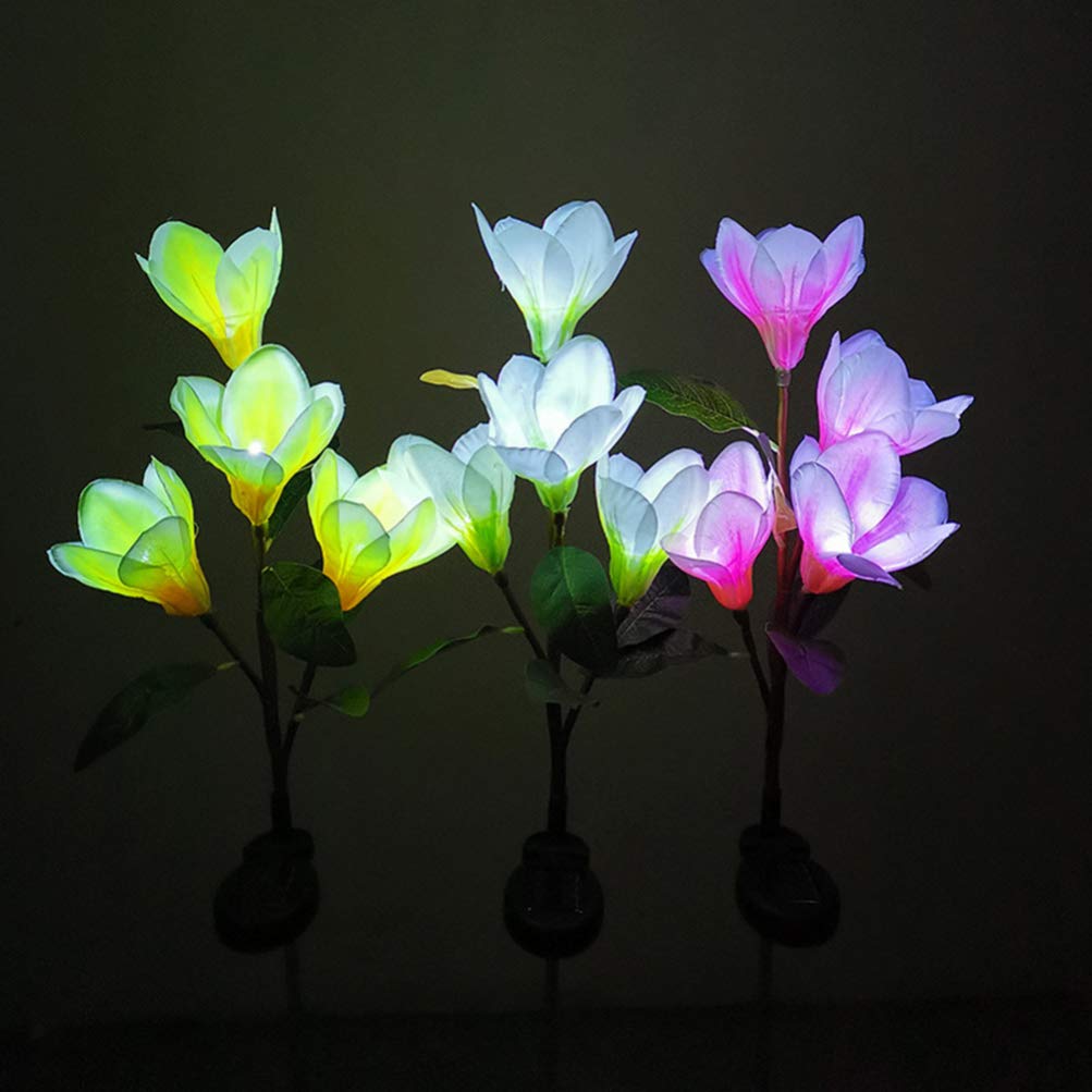 Solar Landscape Lights Outdoor - 1 Pack Waterproof LED Garden Lights with Auto On/Off, Decorative Solar Powered Pathway Lighting for Yard, Patio, Walkway (Warm White)