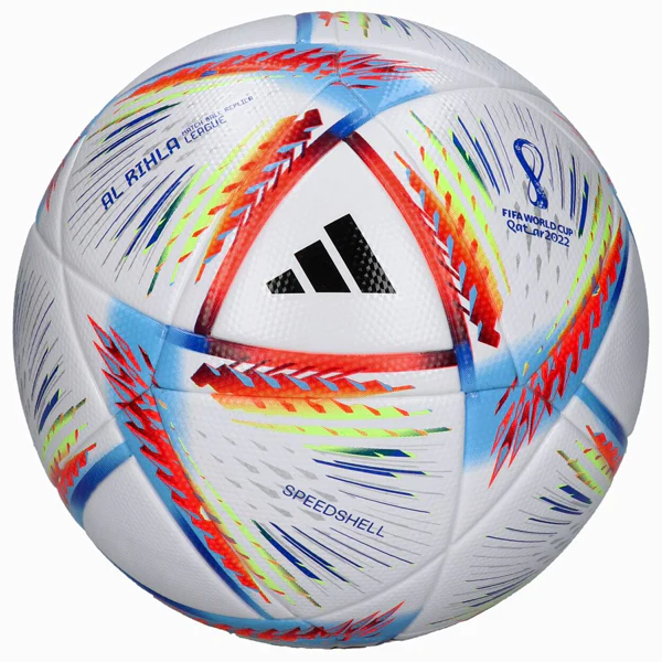 Adidas Al Rihla League Soccer Ball - Official Match Ball for FIFA World Cup 2022 | Perfect for Professional Games, Training & Backyard Play