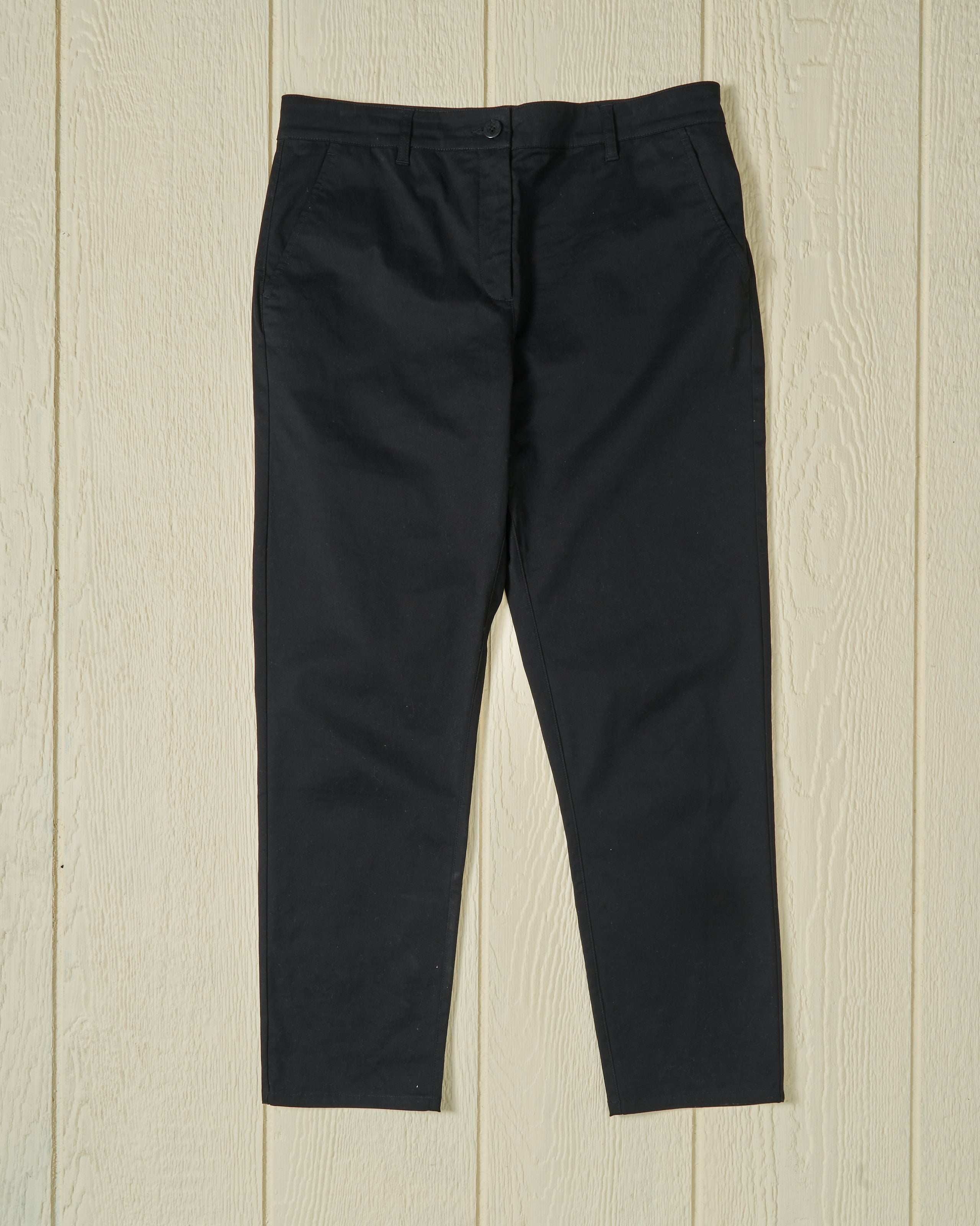 Slim Fit Women's Black Chino Pants - Comfortable & Stylish for Work, Office & Casual Wear