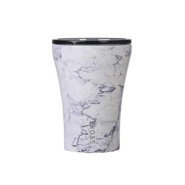 STTOKE Insulated Ceramic Travel Mug - Reusable Coffee Cup for Hot & Cold Drinks - Perfect for Commuting, Office, Camping & Outdoor Adventures
