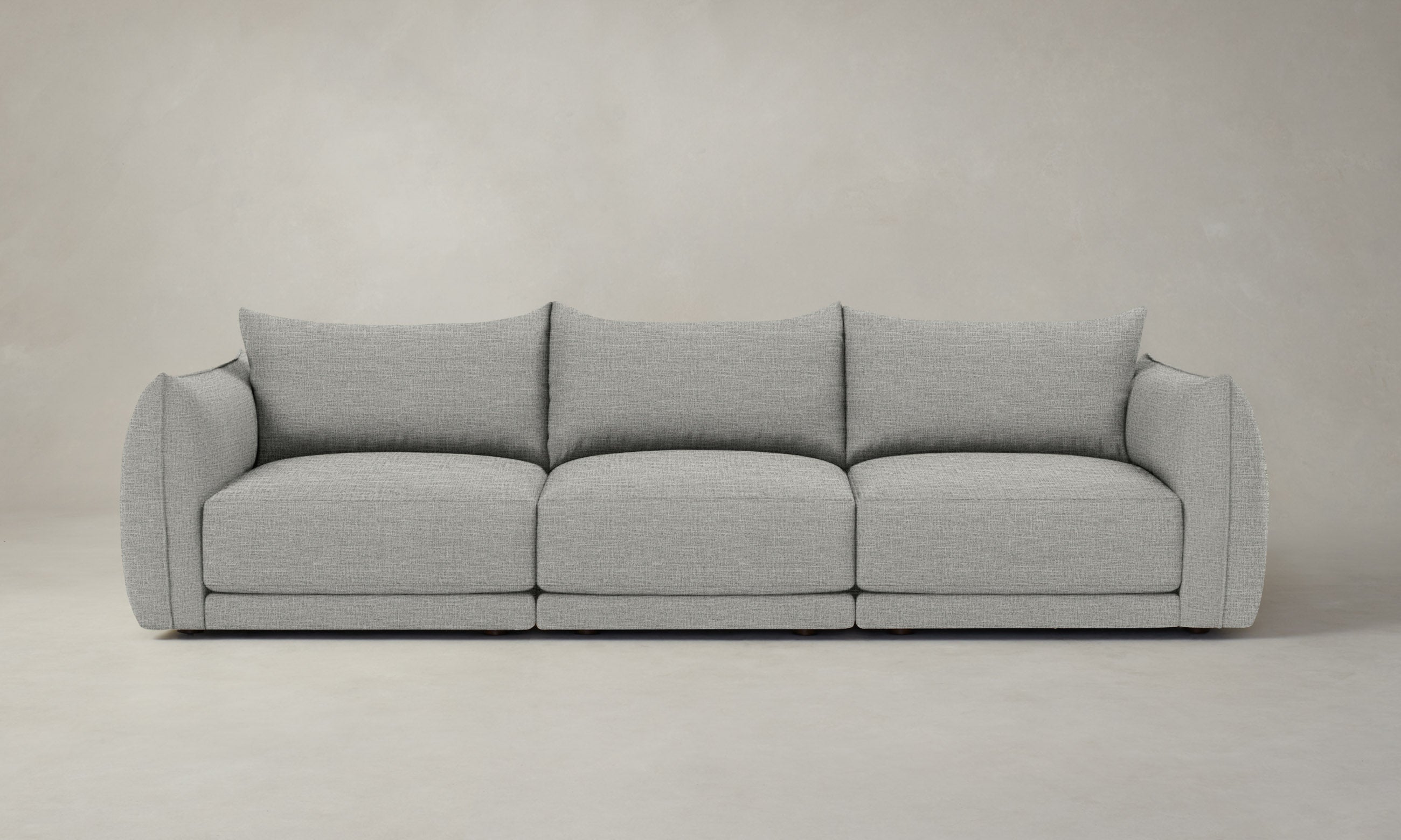 The Jones Modular Sofa - Performance Woven Chenille Rain-Resistant Fabric - Perfect for Living Room, Family Room & Home Theater Seating