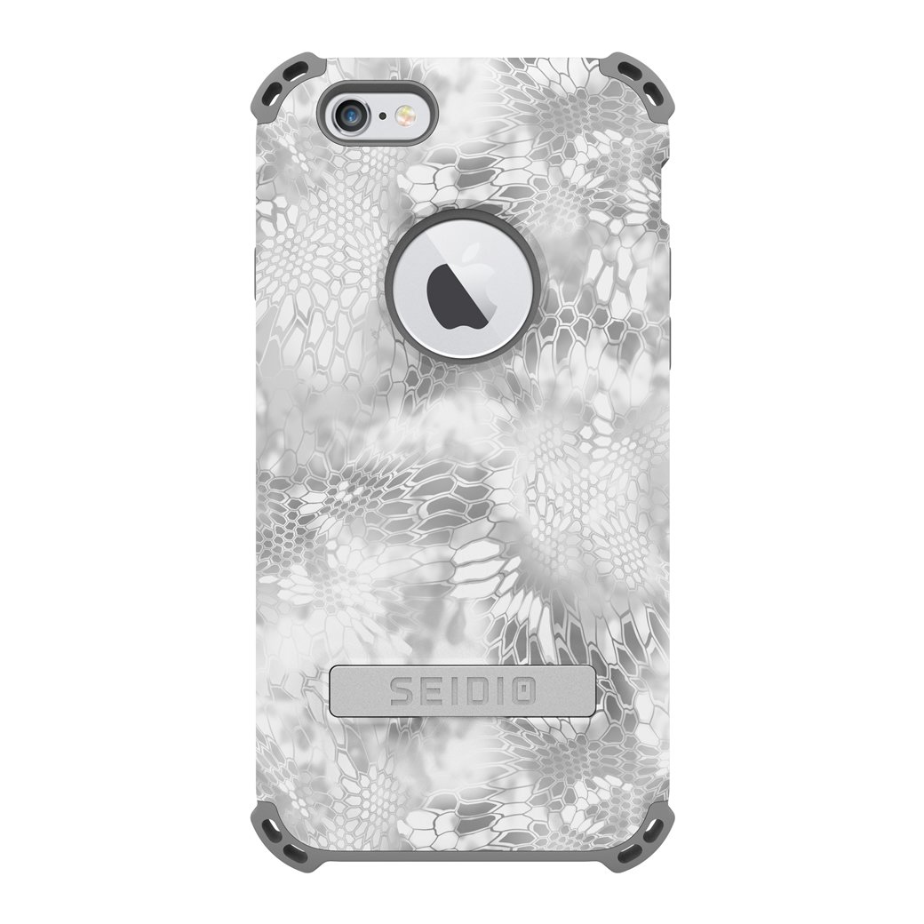 Premium Dilex Case with Metal Kickstand & Holster Combo for iPhone 6/6s - Kryptek Yeti Camo Design | Shockproof Protection | Perfect for Outdoor Adventures, Work & Daily Use