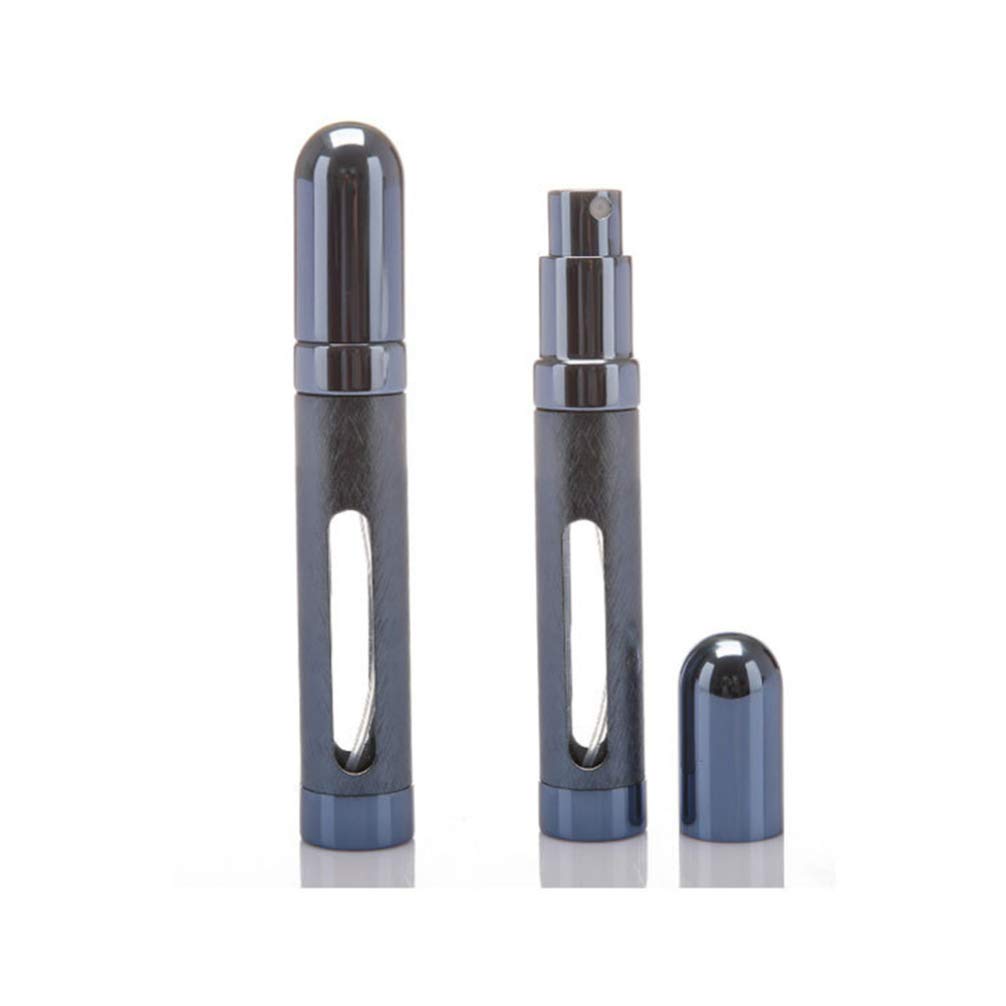 Milisten 6-Pack 12ml Refillable Aluminum Perfume Spray Bottles - Portable Travel Perfume Atomizer for Purse, Gym & Office | Leak-Proof Mini Perfume Dispenser