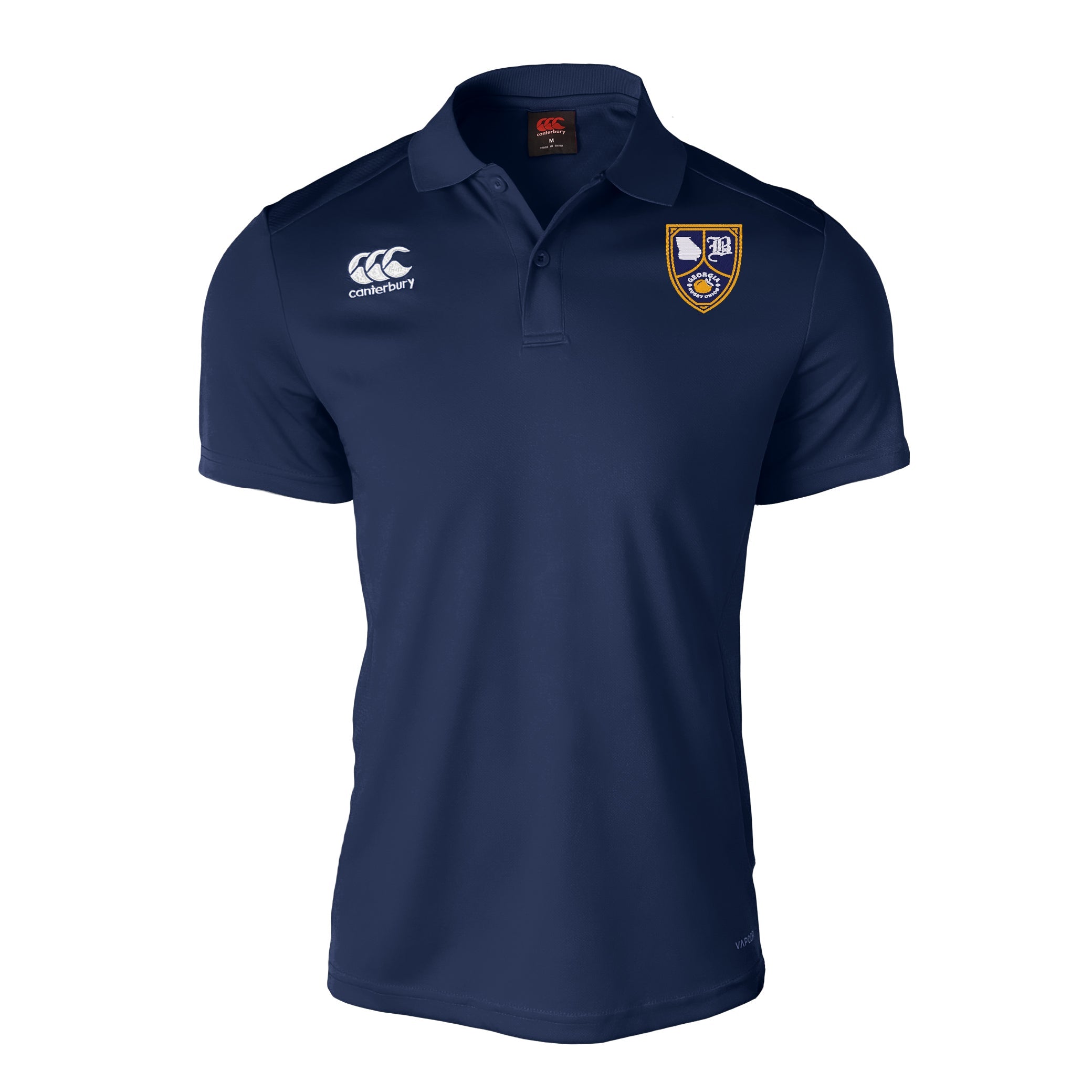 Georgia Rugby Union CCC Dry Polo Shirt - Moisture Wicking, Breathable Performance Rugby Jersey for Men - Perfect for Training, Matches & Casual Wear