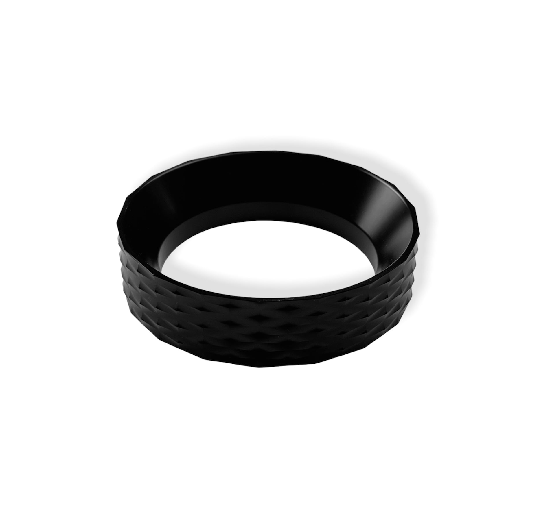 Premium Black Stainless Steel Magnetic Coffee Dosing Funnel 58mm - Perfect for Espresso Machine Portafilters, Barista Tools & Home Brewing Accessories
