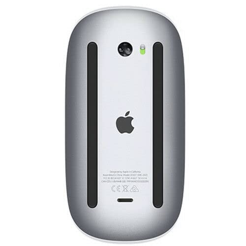 Apple Magic Mouse 2 MLA02LL/A Wireless Rechargeable Mouse - 2 Pack Silver (Refurbished) for MacBook, iMac, iPad - Perfect for Office, Design & Home Use