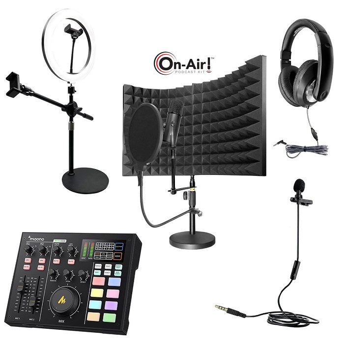 Professional HamiltonBuhl Media Production Studio Kit - Complete Content Creation Tools for YouTube, Podcasting & Live Streaming | Perfect for Home Studios & Professional Creators